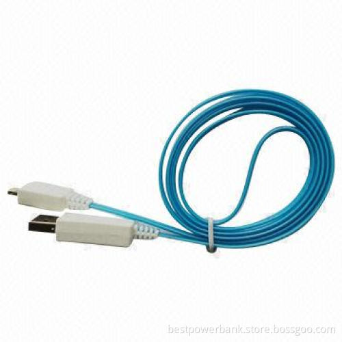 Breathing and Lighting Data Cable for iPhone 5/5S, Supports iOS 7.0, Various Colors Available